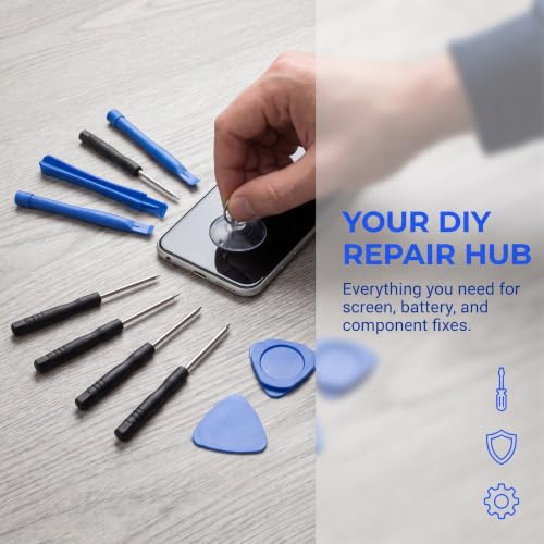 Image of Spudger Pry Tool Kit 9 Piece Opening Tool, Plastic & Metal Spudger Tool Kit, Ultimate Prying & Open Tool for iPhone, Laptop, iPad, Cell Phone, MacBook, Tablet, Computer, Electronics Repair
