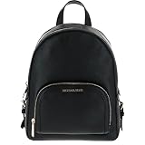 Michael Kors Jaycee Medium Logo Backpack (Black)