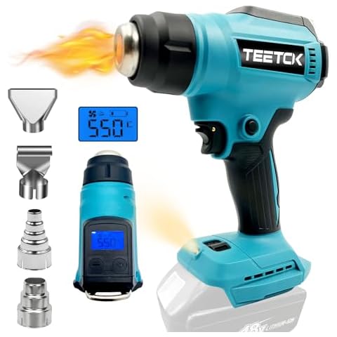 TEETOK Cordless Heat Gun with 2 Temperature Settings Cover