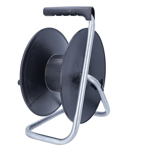 Carrete de cable vacío para unos 50 m de cable con 3 tomas de corriente exterior 7