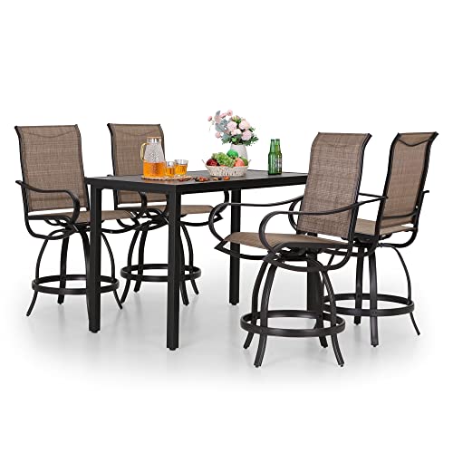 PHI VILLA 5-Piece Bar Height Set