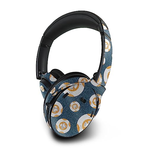 Image of MightySkins Glossy Glitter Skin Compatible with Bose QuietComfort 45 Headphones Mini Galaxy Bots | Protective, Durable High-Gloss Glitter Finish | Easy to Apply