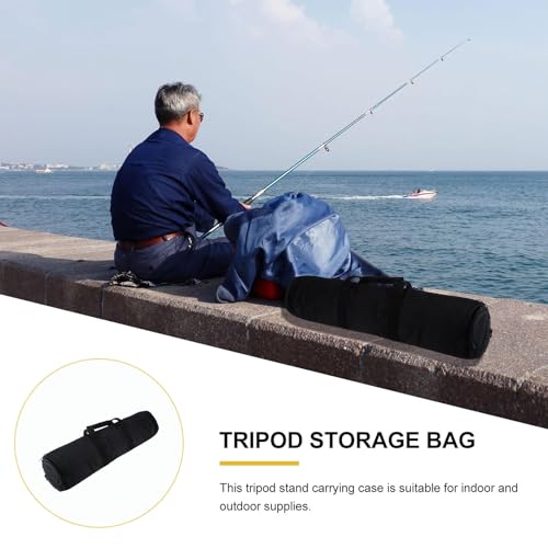 Bolsa de trípode fotográfico de tela Oxford negra con asa de transporte cómoda 3