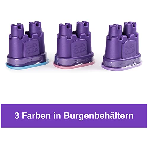KINETIC SAND Schimmer Sand 3er Pack 340 g - 3 Farben Glitzersand aus Schweden, erfüllt alle gesetzlichen Anforderungen, bietet kreatives, sauberes Indoor Sandspiel, für Kinder ab 3 Jahren