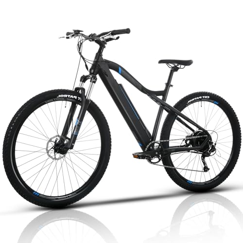 Shizhuniao Bicicleta Electrica, 27.5 29 Bicicleta De Montaña Con 36v 13ah Batería Extraíble, Hasta 40-90 Km De Autonomía Bici Electrica, 9 Velocidades, Ebike Hombres Mujeres Shizhuniao Bicicleta Electrica, 27.5 29 Bicicleta De Montaña Con 36v 13ah Batería Extraíble, Hasta 40-90 Km De Autonomía Bici Electrica, 9 Velocidades, Ebike Hombres Mujeres