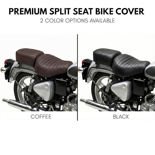 Image of Neodrift Premium Bike Seat Cover for RE Classic Reborn 350 /650 (All Black)