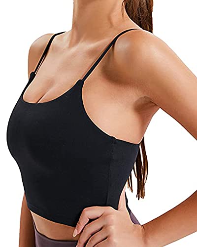 Acrawnni Sujetador deportivo acolchado para mujer Cover