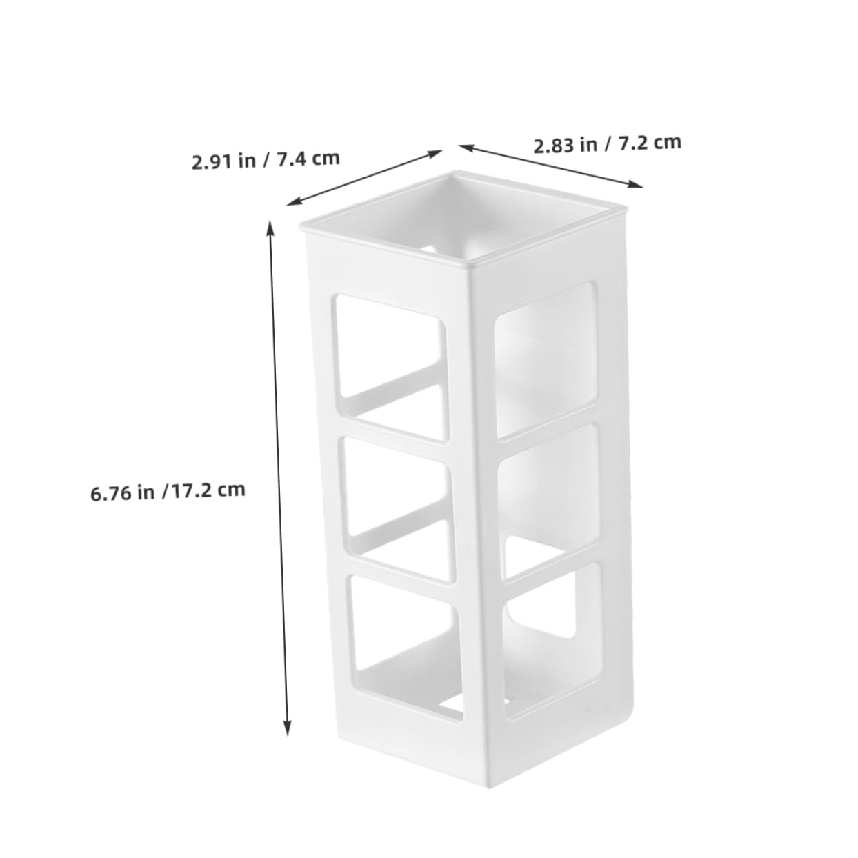 Cabilock 2pcs Wall Mount Hair Tool Holder Storage Box No Punching Design Hair Dryer Curling Iron Styling Tool Organizer for Bathroom