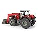 Siku 1985 Farmer Massey Ferguson with Front Loader, Red