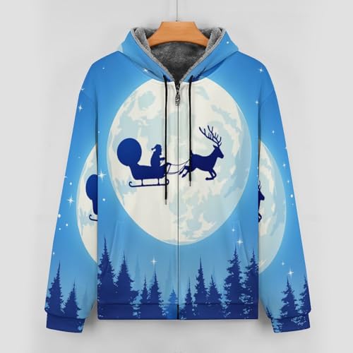 Vestes polaires zippées pour hommes idéales pour les soirées d'hiver au coin du feu en taille M