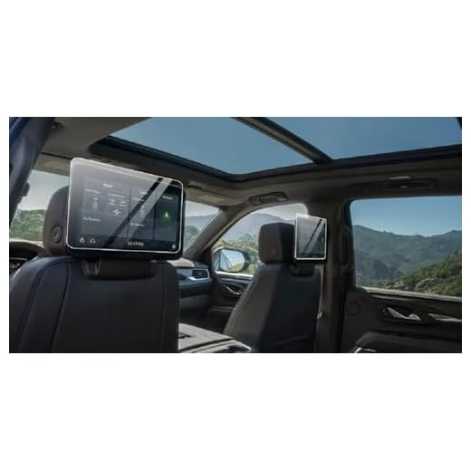 Wonderfulhz Screen Protector Compatible with Cadillac Escalade 2021-2024 2025 Dual 12.6-inch Rear-Seat Media Touch-Screens In-Dash Screen Protector - 2 Pack/Set Tempered Glass