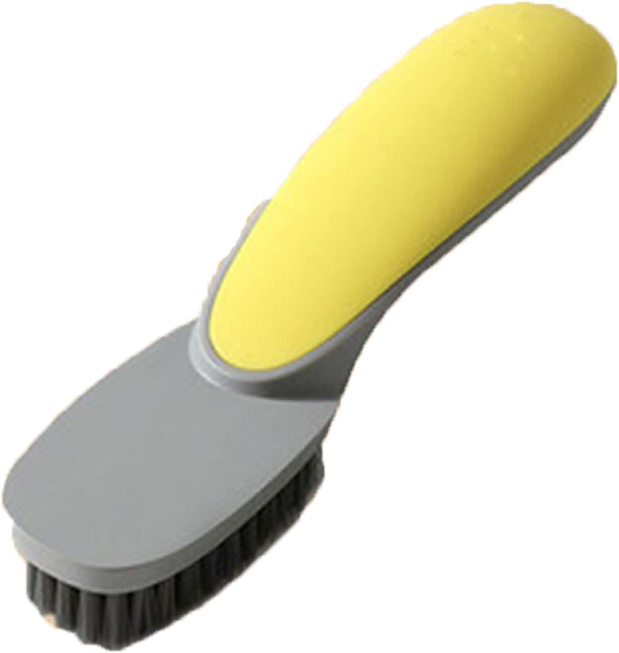 Scrubbing Brush Hard Bristle Laundry Clothes Shoes Scrub Brush Portable Hands Cleaning Brush for Kitchen Bathroom (Color : Blue)