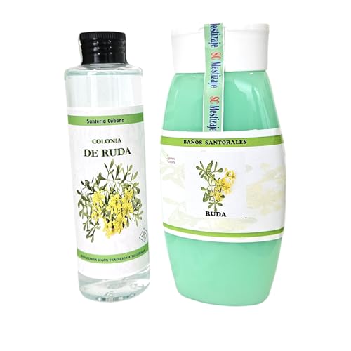 Pack Jabón Ruda para limpieza : Gel de Ruda y Colonia de...