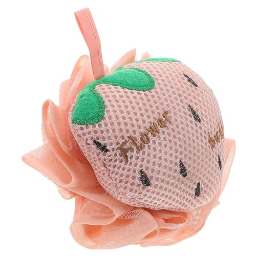 Beatifufu Esponja de Baño Exfoliante Grande Color Rosa con Espuma Paquete Individual para Limpieza Corporal Suave y Cómoda Ducha Diaria para Adultos
