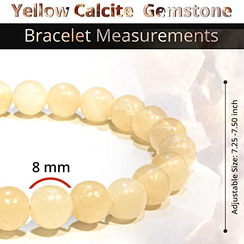 Image of ANAYA AGATE Healing Crystal Bracelet for Women and Men - 8mm Round Beaded Bracelet for Men and Women - Unisex Stretchy Gemstone Bracelet for Healing and Protection