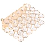 SHOWERORO Servilletero Moderno de Metal y Cristal Dorado, Soporte Cuadrado Vertical para Servilletas de Cocina, Dispensador Estable para Hogar y Oficina, Porta Pañuelos Práctico y Elegante