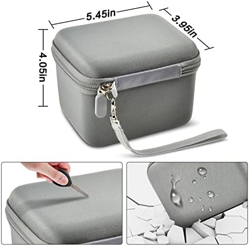 Vlogging Camera Case Compatible with SuperiorTek/ for VETEK/ for VJIANGER/ for OIEXI 4K 48MP Digital Cameras for Youtube. Vlog Camera Carrying Storage for Lens, Cable and Accessories-Grey(Box Only)