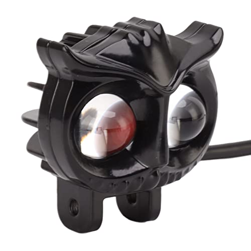 Luzes de Nevoeiro para Motocicleta Luz Amarela Modificada para Luz Branca LED 2000Lm Coruja Externa
