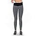 Produktbild Formbelt Damen Leggings lang mit Taschen grau Melange - Leggins Sporthose high Waist Activewear Hüfttasche für Smartphone Handy (grau, S)