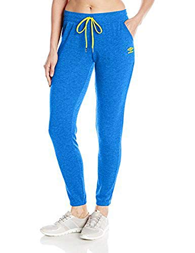 Umbro Women's Deluxe Jogger, Lapis Blue/Sulphur Spring, Large