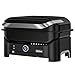Volteq 6-in-1 Smokeless Compact Electric BBQ Grill for Apartment & Outdoor Cooking, High-Heat 343°C Searing Station with Smart Meat Probe, 54 x 32 cm Cooking Area, Digital Temp Control, Black