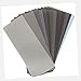 Papel de lija superfino de grano 120 a 10,000, lijado en húmedo o en seco, utilizado para metal, tratamiento de superficies de madera, pulido de modelos de automóviles (9 x 3,6 pulgadas 17 piezas)