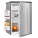 Produktbild Exquisit Kühlschrank KS16-4-H-010D inoxlook | 120 l Nutzinhalt | 4 Sterne Gefrieren | LED-Licht | 55 cm Breite