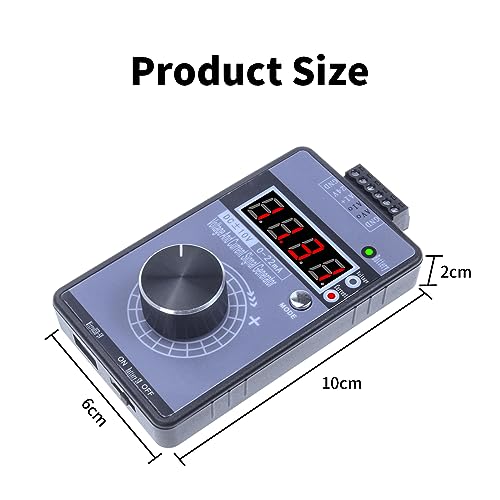 Image of DC ±10V 0-22mA /4-20mA Signal Generator, Current Voltage Signal Generator Interface Analog Simulator for PLC and Panel Debugging, Device Testing, Frequency Converter, Flow Valve