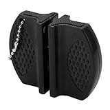 audio flauta afilador Con una cadena de gancho: el afilador de cuchillos está equipado con una cadena de gancho, que se puede colgar después de su uso, lo que ahorra espacio, es fácil de transportar y almacenar.