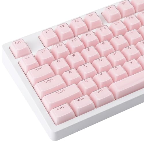 Keycaps PBT de alta resistencia Hyekic Crystal Gelly con perfil OEM ergonómico