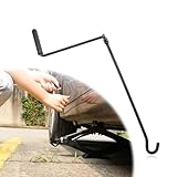 ZNDAW Car Scissor Lift Jack Crank Handle, Steel Tire Wheel Lug Handle Wrench Auto Repair Tool, Labor-Saving Scissor Jack Hand Crank Wheel Spanner for Cars Trucks Vans, Car Accessories