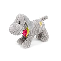 Petface Midnight Tweed Freddi, Christmas Plush Dog Toy with Built-In Squeaker