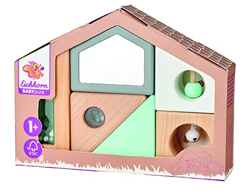 Eichhorn - Baby Pure Sensorik Soundbausteine - aus 100 Prozent FSC zertifiziertem Buchenholz, nachhaltiges Holzspielzeug, Klang- und Soundfunktionen, für Kinder ab einem Jahr geeignet – Bild 4