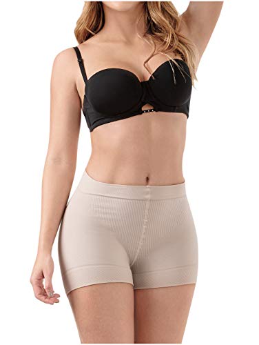 Laty Rose 21996 Panty Control Levanta Cola Butt Lifter Shorts Thigh Shapers Beige Small