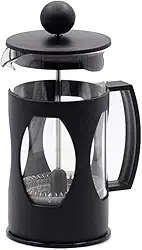 Mimo Style Cafeteira Prensa Francesa, Com Haste e Alça, Resistente, Suporta Altas e Baixas Temperaturas (-20 °C a 180 °C), Excelente Sistema de Filtragem (600ml)