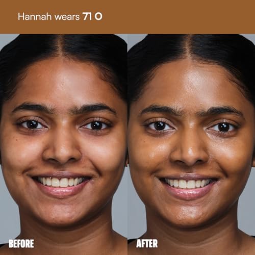 Image of FAE Beauty Face Card 4-in-1 Super Serum Skin Tint | Hydrates, Primes, Provides Coverage & Protects with SPF | Lightweight, Dewy Finish | 30 Shades for Indian Skin Tones | Shade - 71O - Warm Olive