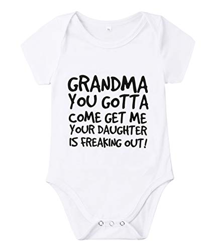 Image of MAINESAKA Newborn Baby GOT My Mind ON My Mommy Paws Funny Bodysuits Rompers Outfits Grey 0-18M