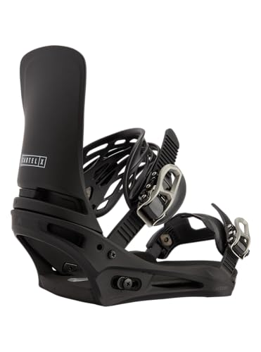 Burton Men's Cartel X Re:Flex Snowboard Bindings, Black, L