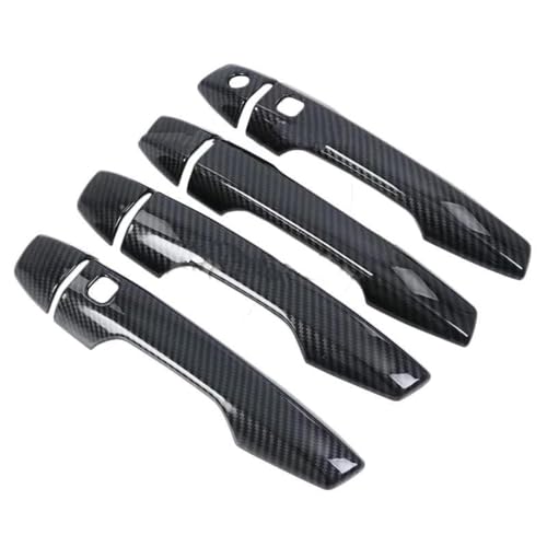 Pegatinas para manija de coche Mitsubishi Outlander 2022-2024 LHD, cubiertas cuenco de puerta