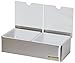 San Jamar B4122INL Condiment Centers with Notched Lids