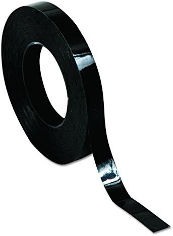 Chartpak Graphic Chart Tapes, 1" Core, 0.25" X 27 Ft, Matte Black