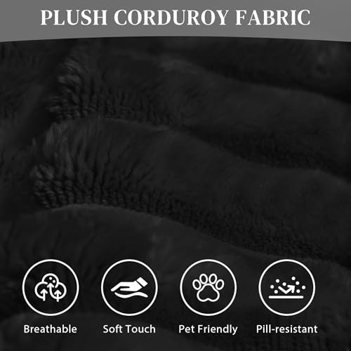 Image of 108 inch Boneless Cloud Sectional Couches for Living Room, Comfy Fluffy L Shaped Memory Foam Deep Seat Boneless Couch, Modular Sectional Sofa with Right Facing Chaise, Dark Black