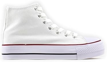 MODELISA - Women's Casual Canvas Platform Drawstring Sneaker