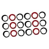 TOPBATHY 18 Stk Tropf Ring Weinflaschenhalsband Tropfsicherer Flaschenring Babymetall Tropfringe Für Weinflaschen Tropfringe Stoppen Weinflaschenabdeckung Rostfreier Stahl Polyester