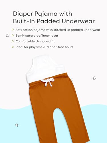 Image of superbottoms Padded Underwear for Babies & Toddlers, 3 Layers of Premium Cotton & DryFeel Layer, Ideal for Diaper-Free Time & Mess-Free Potty Training Pants, Pack of 6