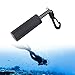 SPYMINNPOO Aluminum Alloy Underwater Shaker Diving Stick with Clip, Crisp Sound Signal Noise Maker for Divers (Black), SPYMINNPOOkt5b0r17av-13