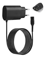 12V 0,4A Ladekabel Netzeil Kompatibel mit Braun Rasierer Series 9 8 7 6 5 3 1, Ersatz Netzkabel für 3000s 790cc 720s 310s 350cc 730s 5090cc 5030s 150s, Elektrische Shaver Adapter Trimmer Charger