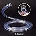 Kesote 7mm (diámetro Interior) x 9mm (diámetro Exterior) Tubo Flexible de PVC,...