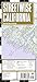 Streetwise California Map: Laminated State Road Map of California