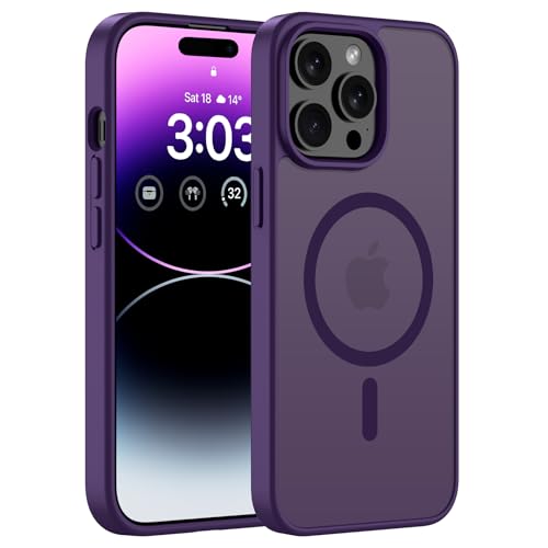 ORDA Magnetisch Hülle für iPhone 14 Pro Max 6,7 Zoll Kompatibel mit MagSafe,für iPhone 14 Pro Max Case Durchscheinende M...